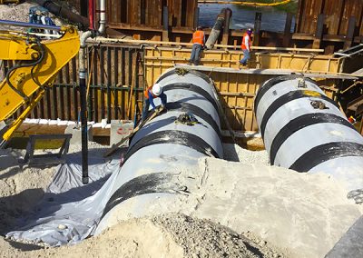 D Drainage Headwall Construction