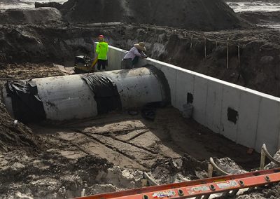 D HW Drainage Concrete Headwall