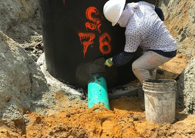 DEEP SEWER INSTALLATION